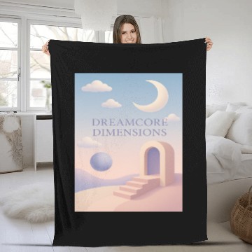 Discover Dreamcore Dimensions Celestial Scene Fleece Blankets