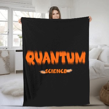 Discover Quantum Physics word art Fleece Blankets