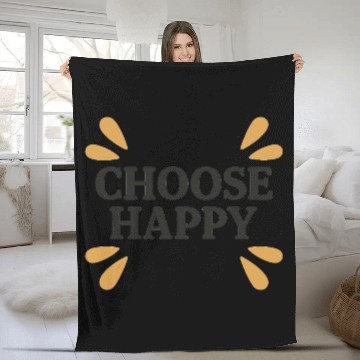 Discover Vibrant Motivational Graphic Fleece Blankets Design