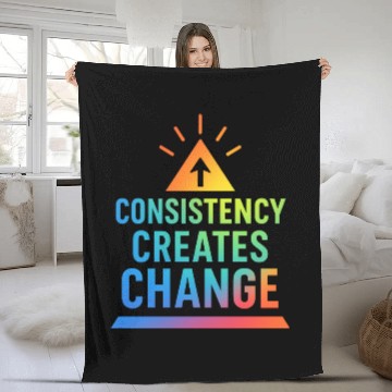 Discover Inspirational Growth Triangle Design Fleece Blankets