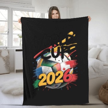 Discover Football 2026 Art Fleece Blankets