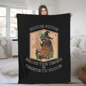 Discover Raccoon Witch - Hocus Pocus  Fleece Blankets