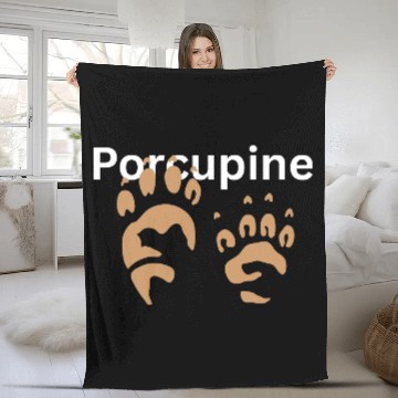 Discover Paraguine Paw Prints Animal Design Fleece Blankets