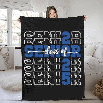 Discover Class Of 2025 Senior 2025 Back To School 2025 Fleece Blankets
