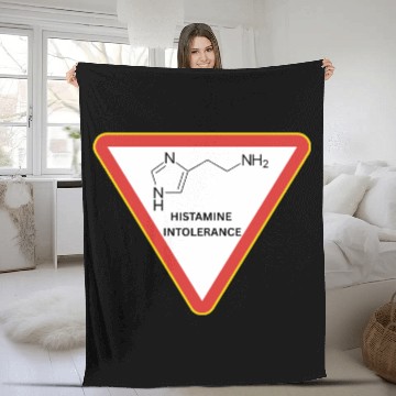 Discover Funny Histamine Intolerance Saying Allergy Reactio Fleece Blankets