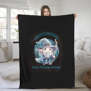 Discover Professional Page-Turner Fantasy Reading Fleece Blankets
