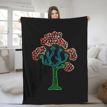 Discover Neon tree Fleece Blankets