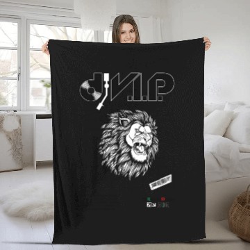 Discover Lion M.I.P Urban Graffiti Design Fleece Blankets