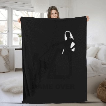 Discover game over marriage matrimory wedlock fog haze Fleece Blankets