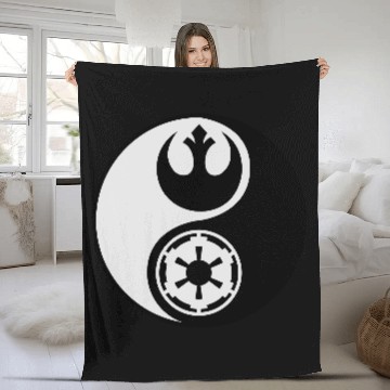 Discover Star Wars Yin Yang 2-Color Fleece Blankets