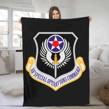 Discover Air Force Special Operations Command Fleece Blankets