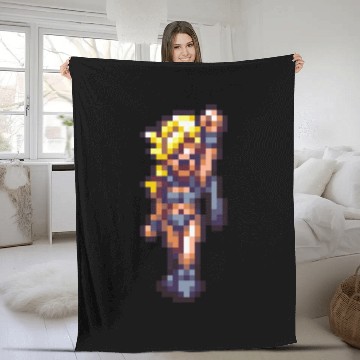 Discover Chrono Trigger - Ayla pose 1 Fleece Blankets