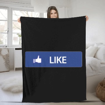 Discover Facebook Like Fleece Blankets
