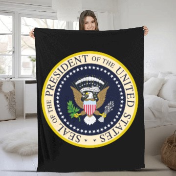 Discover Presidential Seal Fleece Blankets