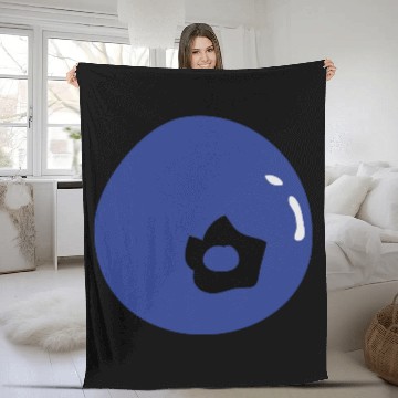 Discover blueberry fruit Fleece Blankets