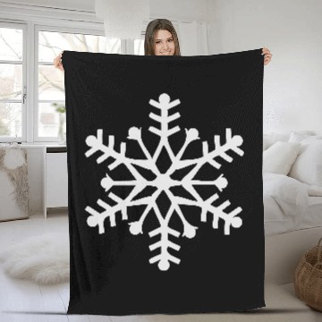 Discover SnowFlake Fleece Blankets