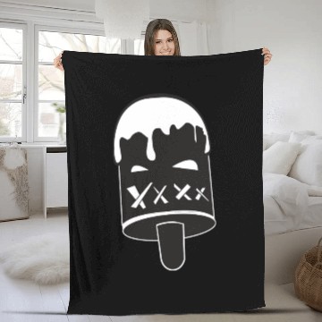 Discover mean ice cream Fleece Blankets
