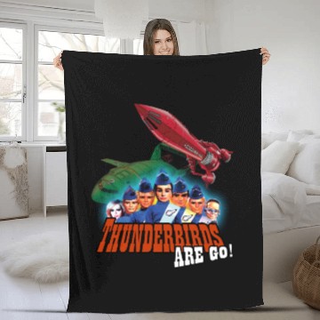 Discover thunderbirds are go Fleece Blankets