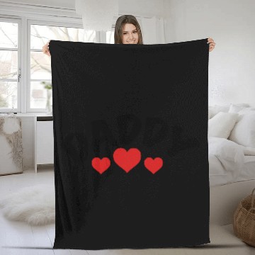 Discover Daddy / i love my dad / father 2c Fleece Blankets