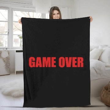 Discover Game Over Fleece Blankets