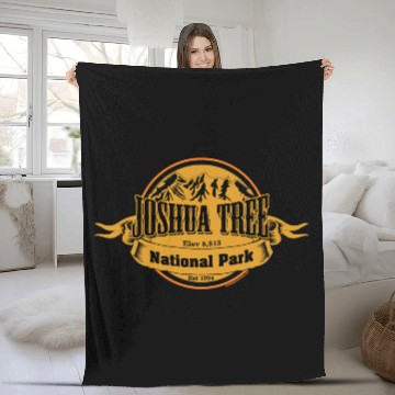 Discover Joshua Tree National Park Fleece Blankets