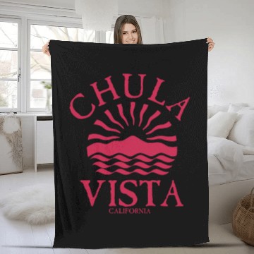 Discover Chula Vista California SoCal San Diego Fleece Blankets