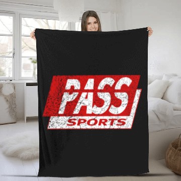 Discover Old School Retro PASS Sports Detroit Fleece Blankets