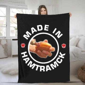 Discover Detroit Made in Hamtramck Fleece Blankets