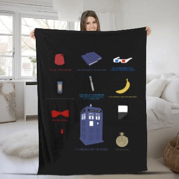 Discover Doctor Who Items Fleece Blankets