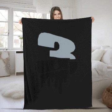 Discover 3 three graffiti logo Fleece Blankets