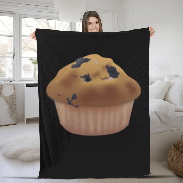 Discover Blueberry Muffin Fleece Blankets