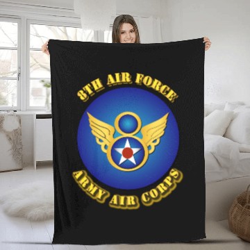 Discover AAC - 8th Air Force Fleece Blankets