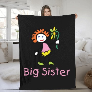 Discover Big Sister Fleece Blankets