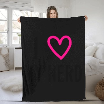 Discover Nerd Fleece Blankets