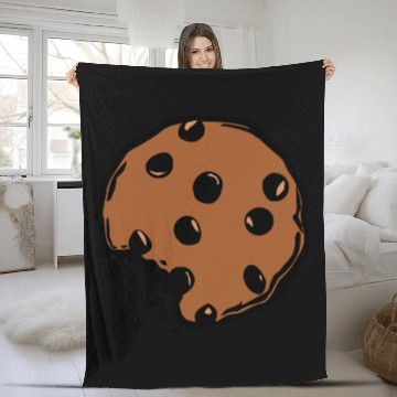 Discover Cookie Fleece Blankets