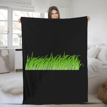 Discover Grass texture Fleece Blankets