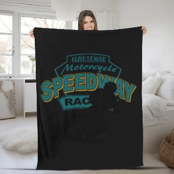 Discover Speedway Racing Fleece Blankets