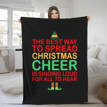 Discover The Best Way To Spread Christmas Cheer Sing Loud Fleece Blankets