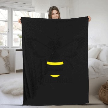 Discover Queen Bee Fleece Blankets