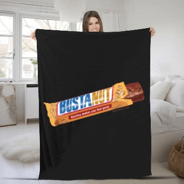 Discover Bustanut Candy bar Fleece Blankets