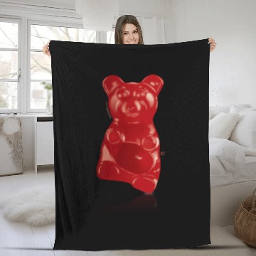 Discover Gummy Bear (plain) Fleece Blankets