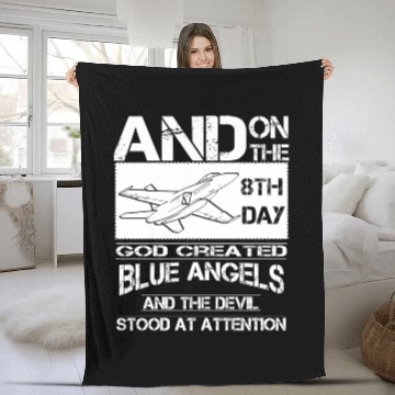Discover Blue Angel u s navy blue angels blue angels Fleece Blankets