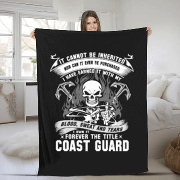 Discover Coast Guard us coast guard coast guard Fleece Blankets