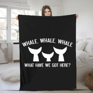 Discover Whale Whale Whale Fleece Blankets
