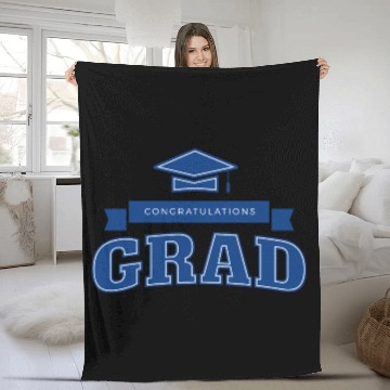 Discover Congratulations Grad Fleece Blankets