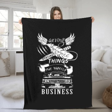 Discover Supernatural - Saving people hunting things Fleece Blankets