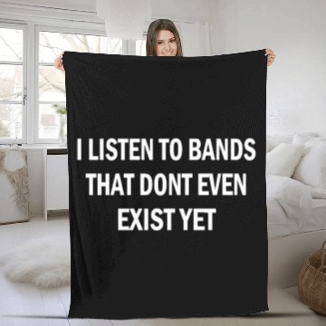 Discover Retro Indie Alternative Bands Fleece Blankets