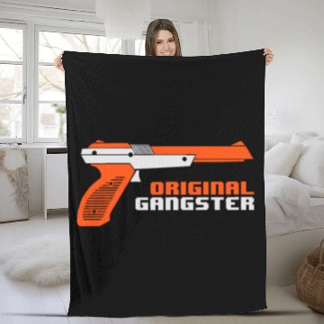 Discover Original Gangster Fleece Blankets