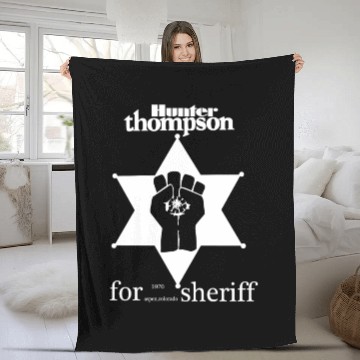 Discover hunter thompson Fleece Blankets