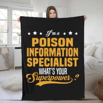 Discover Poison Information Specialist Fleece Blankets